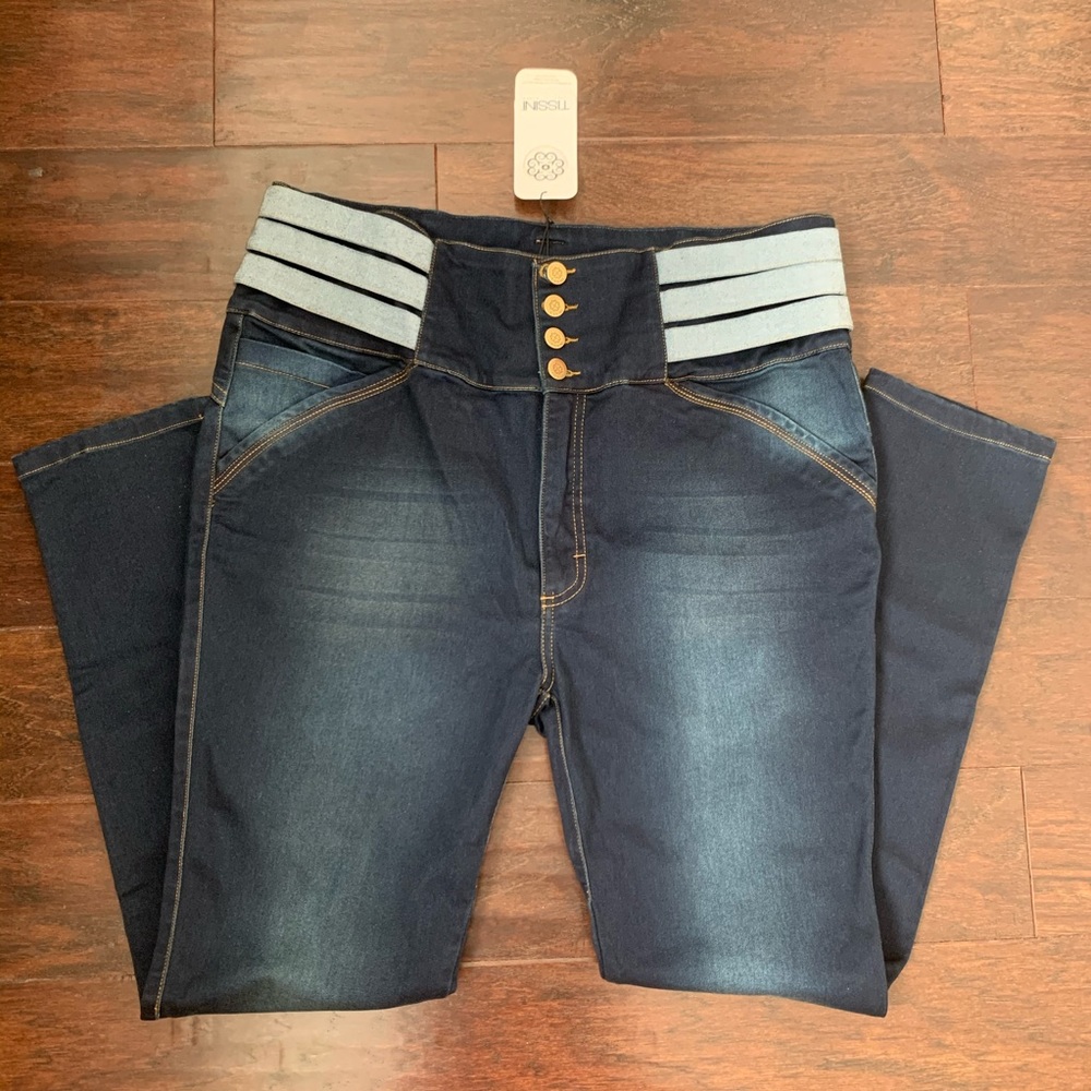 Colombian Stretch butt lift Tissini Karime Jeans size 17
